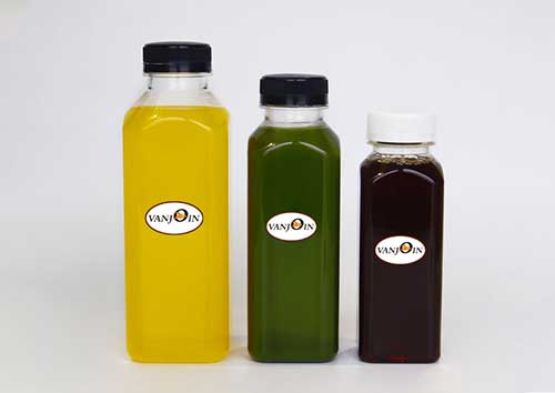 250ml 500ml plastic beverage bottle manufacturers with caps