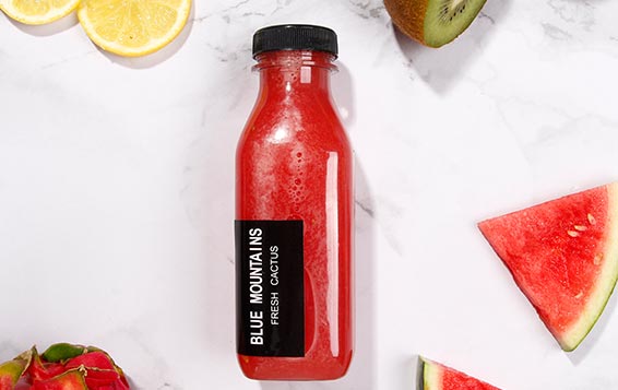Clear 250ml pet plastic juice bottles wholesale with caps in bulk