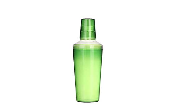 Bulk sale custom plastic cocktail shaker with measurements for wine mixed