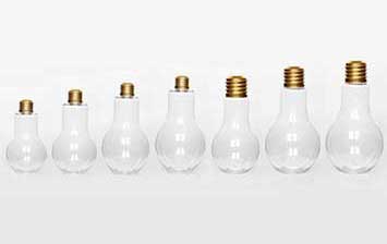 Hot Selling Gourd Shape Plastic Bottle for Juice Packaging, Plastic Bulb Bottle