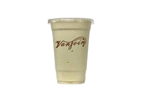 Wholesale disposable clear 16oz plastic smoothie cups with lids and straws  bulk