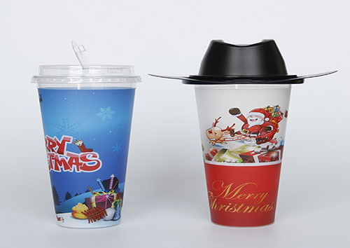 New design manufacturers of plastic disposable cups for coffee/tea