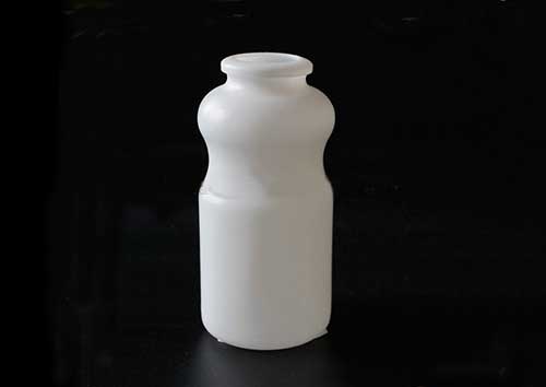 Factory price 100ml small plastic milk yogurt bottles with foil lids