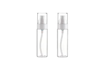 Multi-functional travel size reusable empty 100ml plastic finger spray bottle with mist sprayer