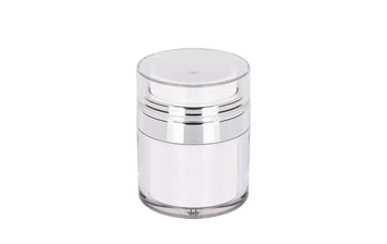 Wholesale luxury 50g empty airless acrylic cosmetic jars with lids
