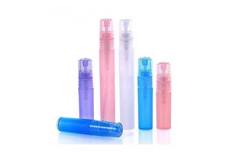 Clear 3ml 5ml 8ml 10ml protable travel plastic perfume bottles with spray bulk