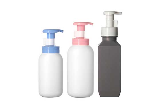 HDPE refillable 500ml hair conditioner plastic bottles with pump and clip bulk