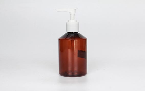 Different color plastic pet lotion bottle amber/blank/brown