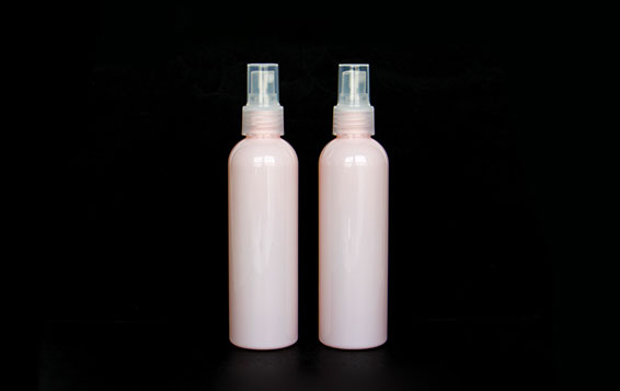 PET custom color plastic lotion emulsion bottles with pump and cap