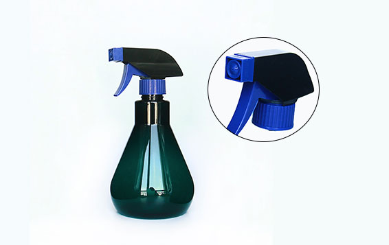 Empty PET plastic bottle with trigger sprayer for essential oils
