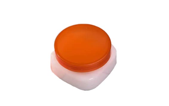 Wide mouth square 250ml pet plastic beauty jars with lids for travel