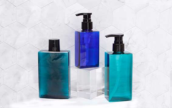 Best flat square 250ml plastic cosmetic bottles wholesale with pump from bottles manufacturer