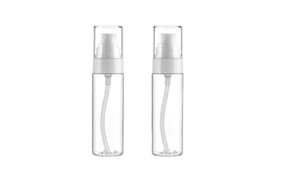 Multi-functional travel size reusable empty 100ml plastic finger spray bottle with mist sprayer