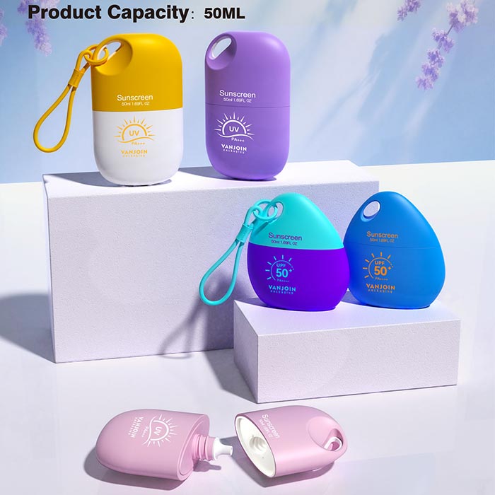 Refillable Travel Bottles Hand Sanitizer Travel Size hand cream sunscreen bottle with Keychain Portable Empty Plastic Bottles Leakproof Squeeze Containers with cap for Home Office Outdoor