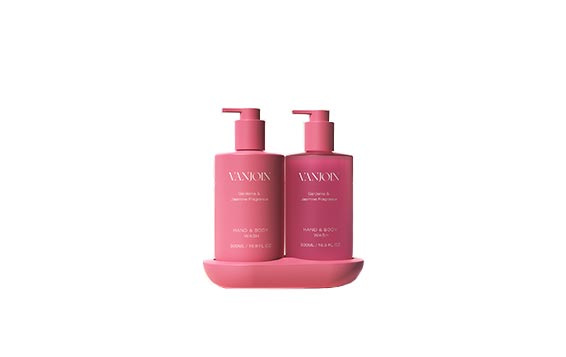 Shampoo and Conditioner Dispenser, Refillable Plastic Shampoo Pump Bottles with Waterproof Labels, Empty Body Wash Dispenser Set for Bathroom, Shower Soap Bottles