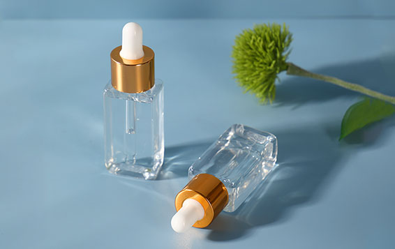 Custom square flat shoulder 30ml 100ml plastic serum bottles with dropper for cosmetic packaging