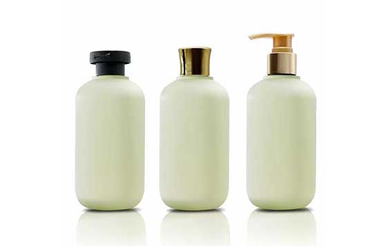 Wholesale empty 16oz plastic soap bottles with dispenser and gold caps