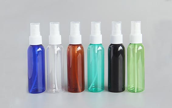 Refillable colored 100ml small plastic spray bottles wholesale