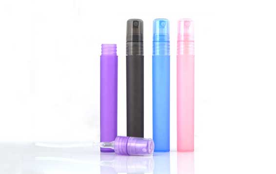 Clear 3ml 5ml 8ml 10ml protable travel plastic perfume bottles with spray bulk