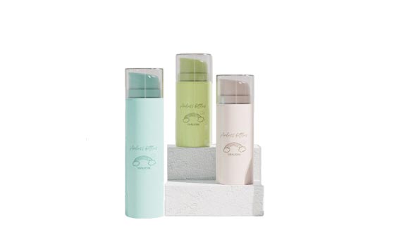 Clear Airless Pump Bottles, Lotion Dispenser Travel with Pump, Vacuum Plastic Travel Size Lotion Bottle for Foundation, Creams, Cosmetic