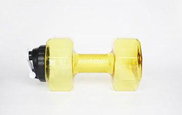 Unique design OEM/ODM plastic dumbbell water bottles wholesale