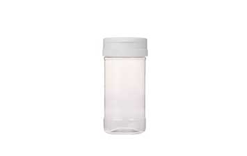 Factory price empty clear 150ml small plastic spice containers seasoning dispenser with shaker lids