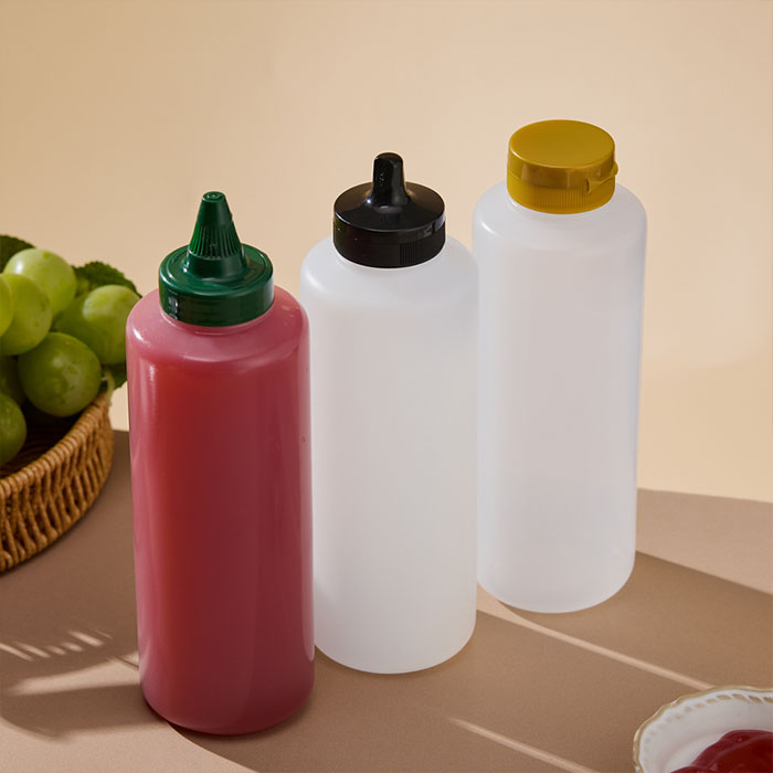 Condiment Squeeze Bottles, 16 OZ Empty Squirt Bottle with Twist Top Cap, Leak Proof - Great for Ketchup, Mustard, Syrup, Sauces, Dressing, Oil, Arts and Crafts, BPA FREE Plastic Condiment Squeeze Bottles, 16 OZ Empty Squirt Bottle with Twist Top Cap, Leak Proof - Great for Ketchup, Mustard, Syrup, Sauces, Dressing, Oil, Arts and Crafts, BPA FREE Plastic