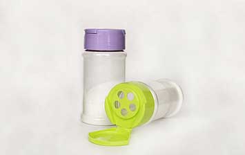 Bulk sale 500ml plastic spice jar with shaker lids from spice jars manufacturer