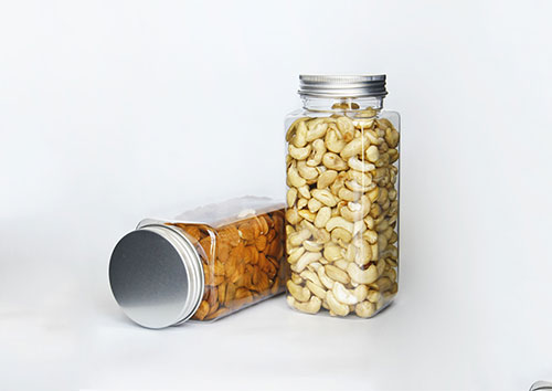 500ml Square plastic condiment spice bottles and jars wholesale with lid