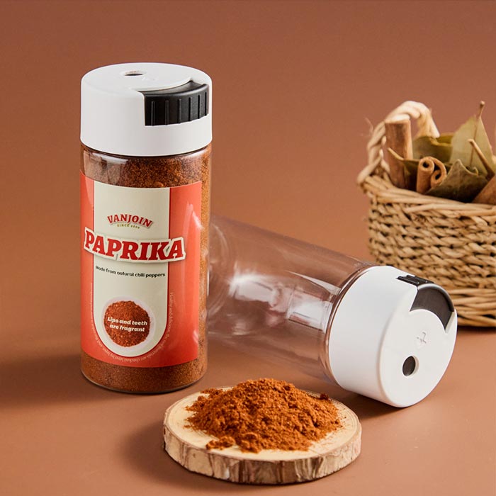 Measuring Seasoning Bottle, Salt Pepper Shaker, Plastic Metering Spice Salt Paprika Pepper Cumin Powder Sugar Dispenser for Kitchen