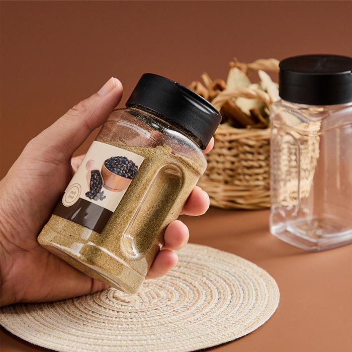 Seasoning Shakers with Lids, Dust-Proof Sealed Food Organizer, Food Grade Portable Seasoning Shaker for Cumin Powder Chili Powder Salt