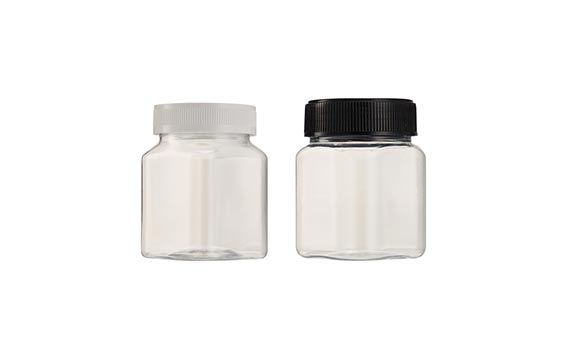 Clear plastic canisters for kitchen, Wide-Mouth Refillable Storage Containers,Empty Round Containers for Candy,Beads,Lotion,Slime Making and Food Storage