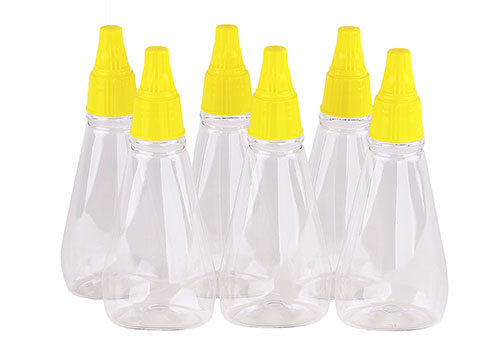 China supplier plastic honey containers with lids for sale,plastic honey squeeze bottles
