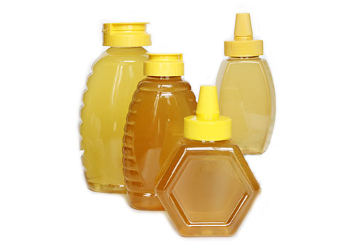 Low price 12oz custom logo honey plastic hexagonal bottle jar bulk