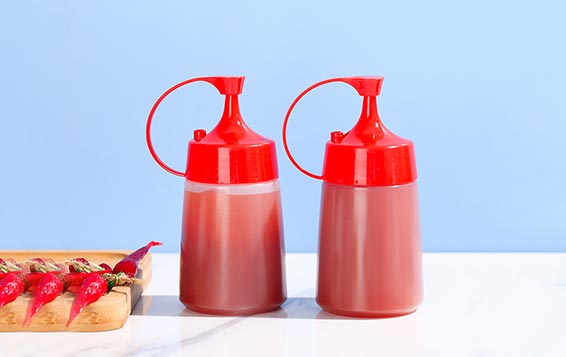 High quality refillable 5oz plastic soy sauce bottle with cap bulk