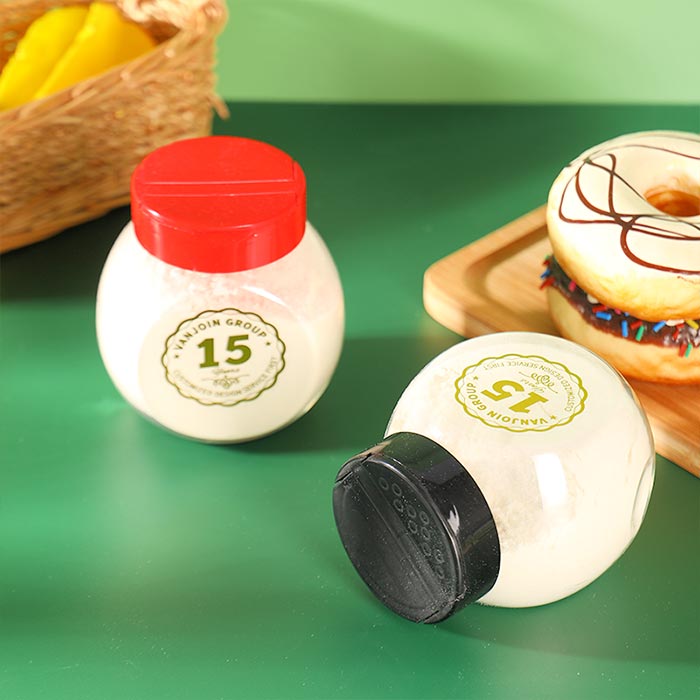 Plastic Round Spice Bottles with Black Shaker Lids,Reusable Seasoning Containers Jars with Lids for Powders,Spice,Herbs,Glitters