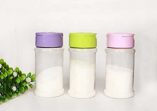 Bulk sale 500ml plastic spice jar with shaker lids from spice jars manufacturer