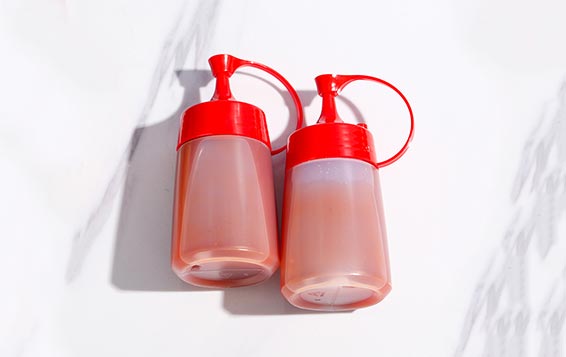 High quality refillable 5oz plastic soy sauce bottle with cap bulk