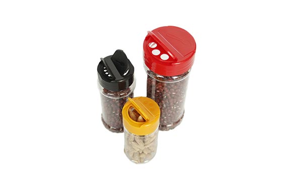 Wholesale 2oz 3oz 6oz 8oz plastic spice jars with sifter and cap