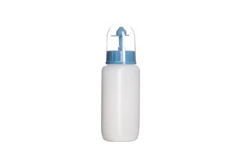 Squeezable 240ml plastic nasal wash sinus rinse bottle for nasal care