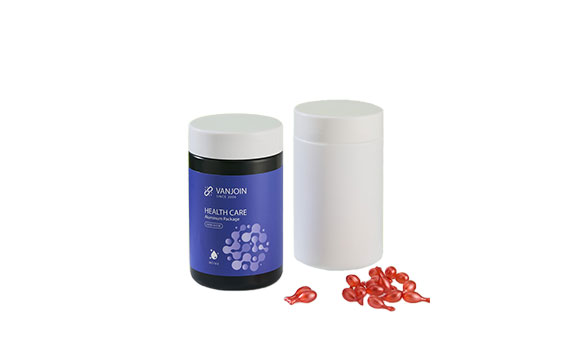 Empty Pill Bottles with Child-Proof Caps and Labels, 300ml Wide-Mouth HDPE Plastic Containers for Vitamins, Capsules and Travel Storage