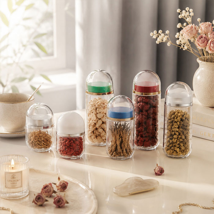 Plastic Capsule Bottles with Caps, Small Vial Containers for Travel Medicine Storage, Empty Pill Organizer Suitable for Tablets and Candy
