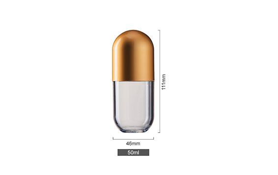 Refillable Transparent Pill Storage Containers small Capsule Bottles for Travel Portable Medicine Holders for Tablets
