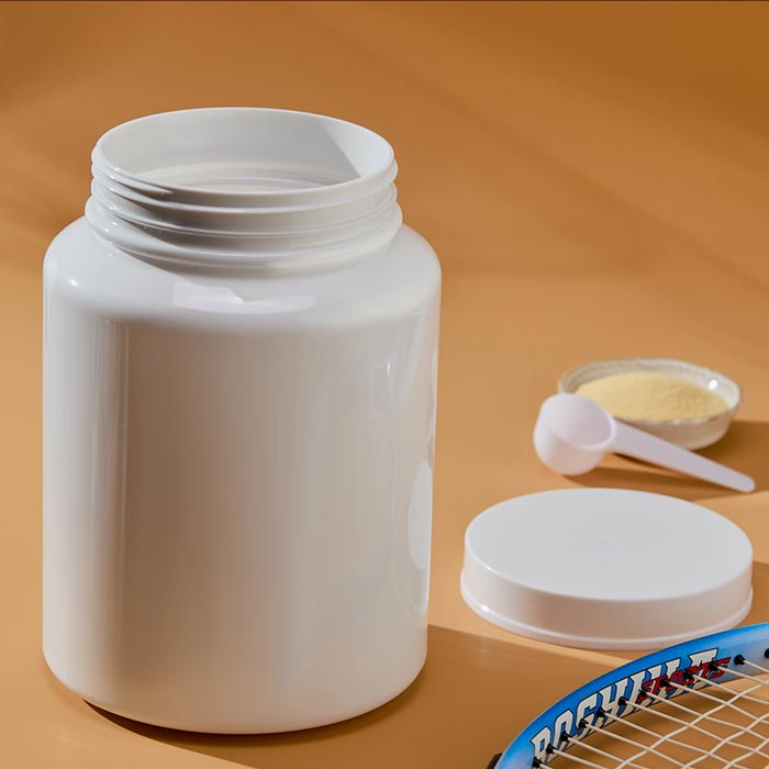 Airtight Plastic Storage Jar with Lid Wide Mouth Powder Container for Milk Protein and Travel Sealed Food Grade Plastic Canister for Kitchen Organization Airtight Plastic Storage Jar with Lid Wide Mouth Powder Container for Milk Protein and Travel Sealed Food Grade Plastic Canister for Kitchen Organization