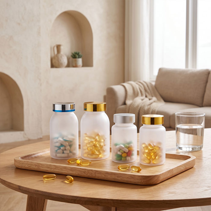 Empty frosted Pill Bottles with Child-Proof Caps and Labels, 120ml 150ml Wide-Mouth HDPE Plastic Containers for Vitamins, Capsules and Travel Storage Empty frosted Pill Bottles with Child-Proof Caps and Labels, 120ml 150ml Wide-Mouth HDPE Plastic Containers for Vitamins, Capsules and Travel Storage
