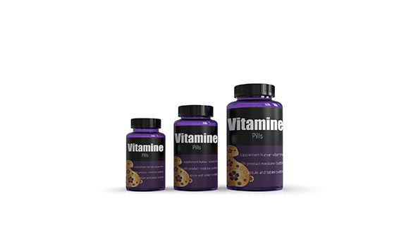 Empty Clear Plastic Pill Bottles Medicine Bottle Empty Reagent Bottle Chemical Containers with Caps for Liquid Solid Powder