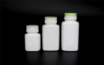 Child proof square plastic pharmaceutical bottles for sale