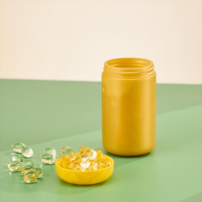 Plastic Medicine Leak Proof Caps Container Small Travel Pill Case Sample Jar with Caps Refillable Tablet Storage Holder for Liquid Solid Candy Organizer