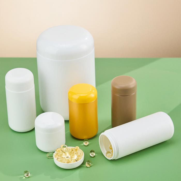 Plastic Medicine Leak Proof Caps Container Small Travel Pill Case Sample Jar with Caps Refillable Tablet Storage Holder for Liquid Solid Candy Organizer