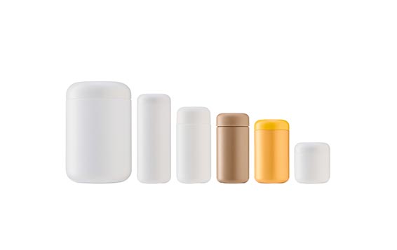 Plastic Medicine Leak Proof Caps Container Small Travel Pill Case Sample Jar with Caps Refillable Tablet Storage Holder for Liquid Solid Candy Organizer